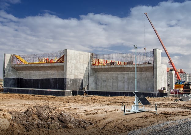 solar powered construction camera | solar powered security construction camera