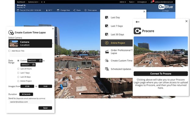 time lapse camera for construction