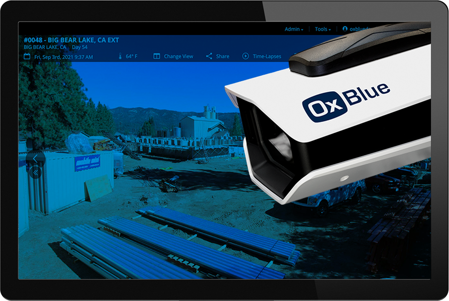 live streaming construction camera