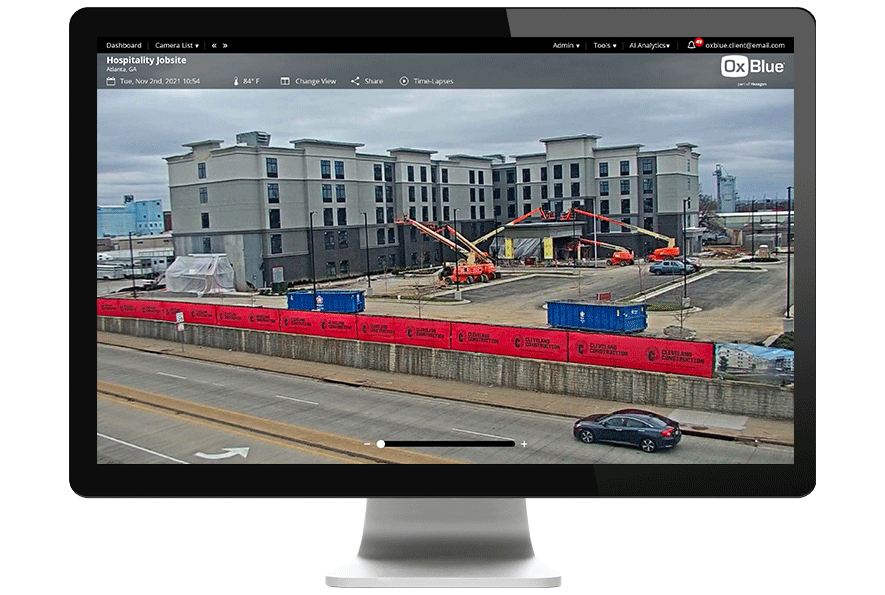 hospitality construction camera