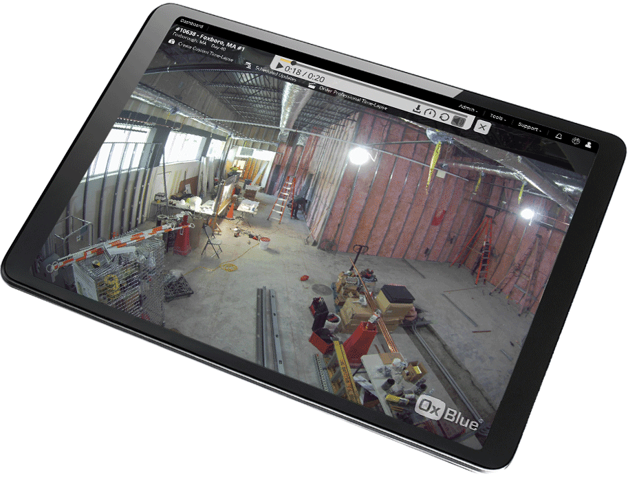 indoor construction camera, interior construction camera