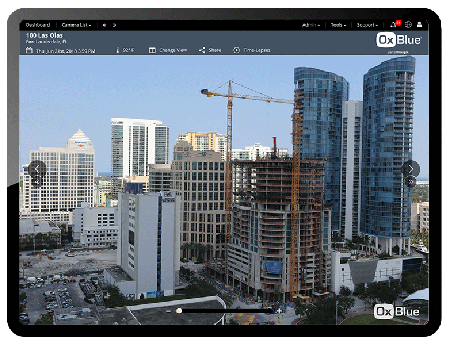 OxBlue Construction Camera Integrates with Plangrid