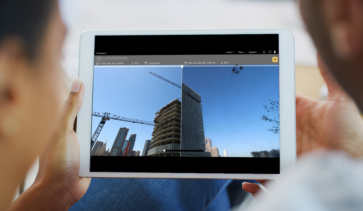 Construction camera webapp provides perfect jobsite history