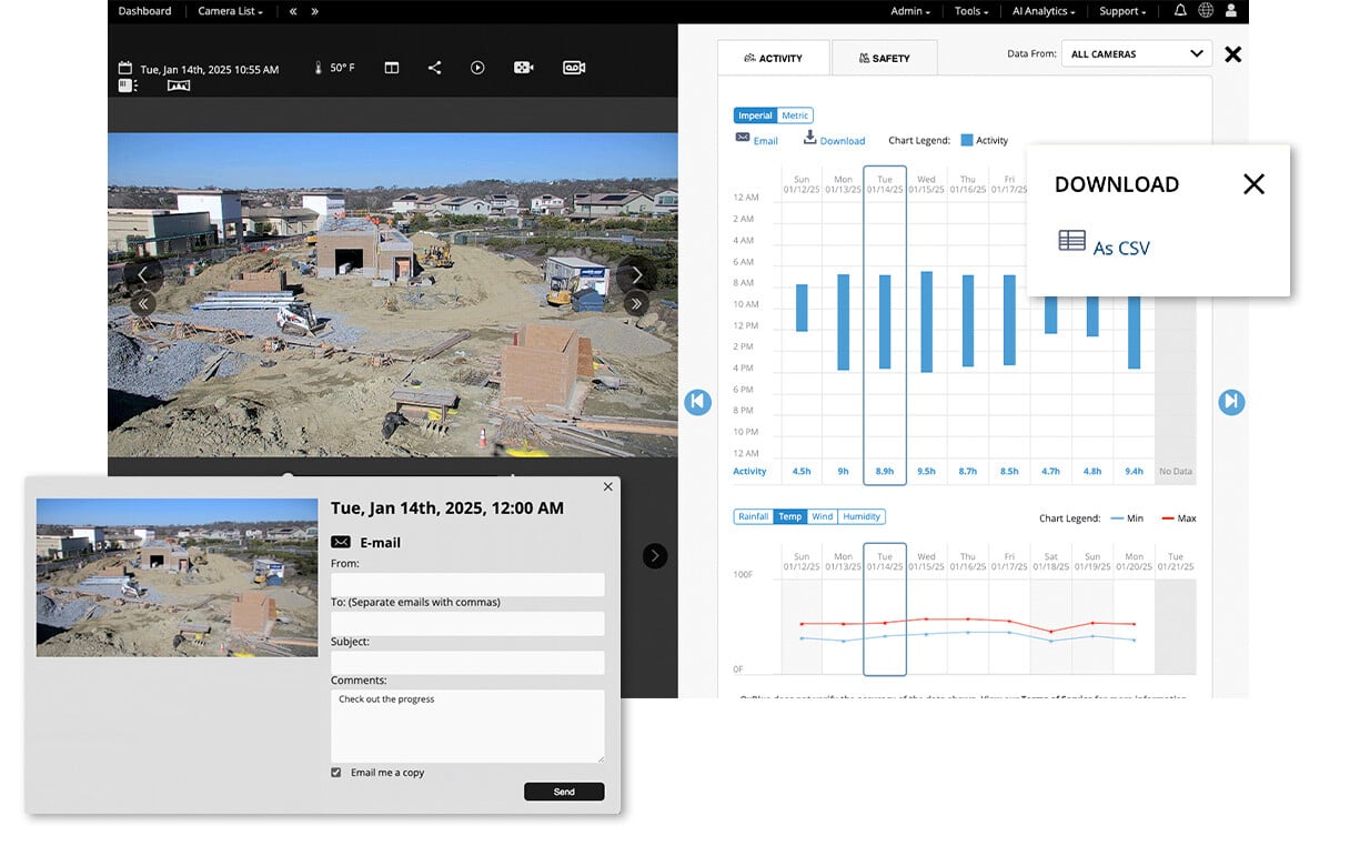 construction camera, cameras for construction, construction security camera, jobsite security camera, time lapse camera construction, time lapse construction camera