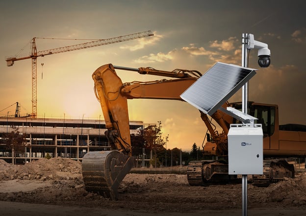 solar powered construction camera | solar powered security construction camera