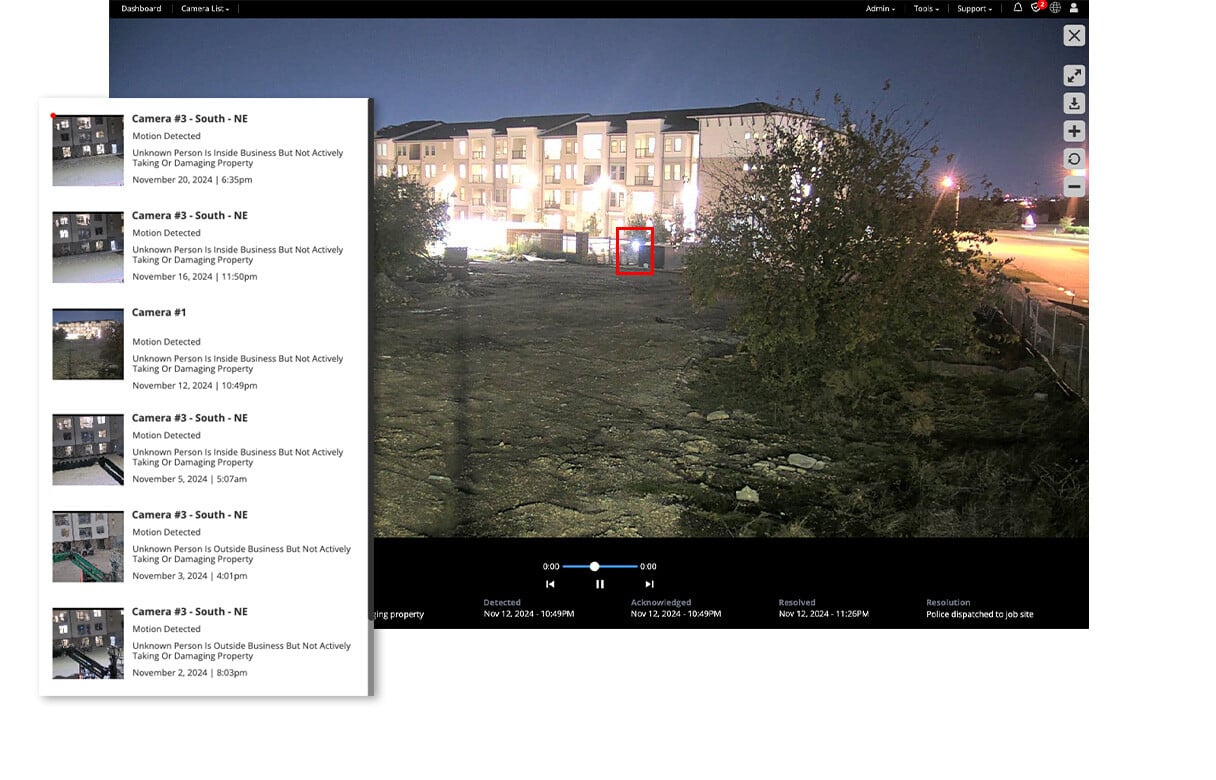 building site surveillance camera, construction site surveillance cameras, video surveillance for construction sites, job site surveillance cameras,  jobsite surveillance cameras