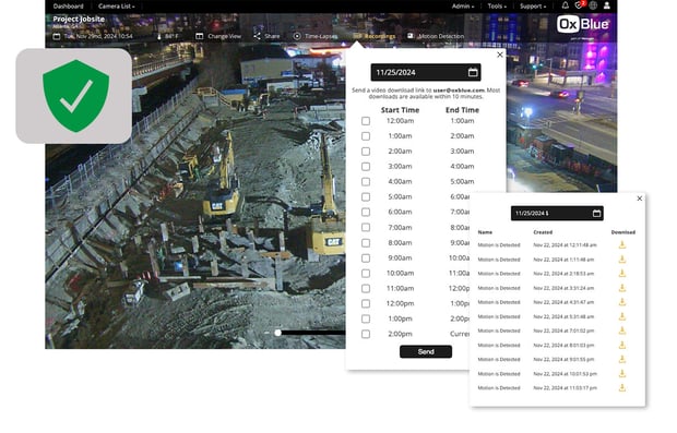 video surveillance for construction sites | construction security cameras | construction site camera security
