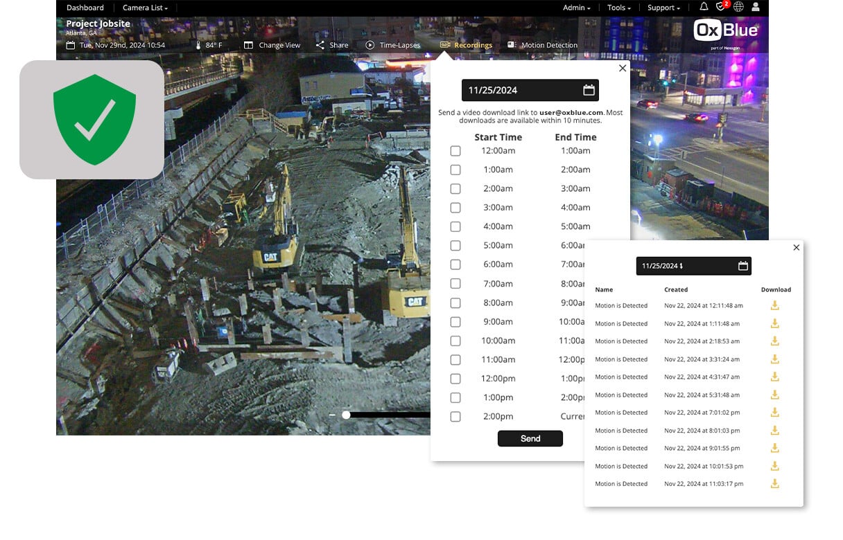 building site surveillance camera, construction site surveillance cameras, video surveillance for construction sites, job site surveillance cameras,  jobsite surveillance cameras