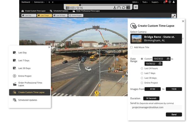 video surveillance for construction sites | construction security cameras