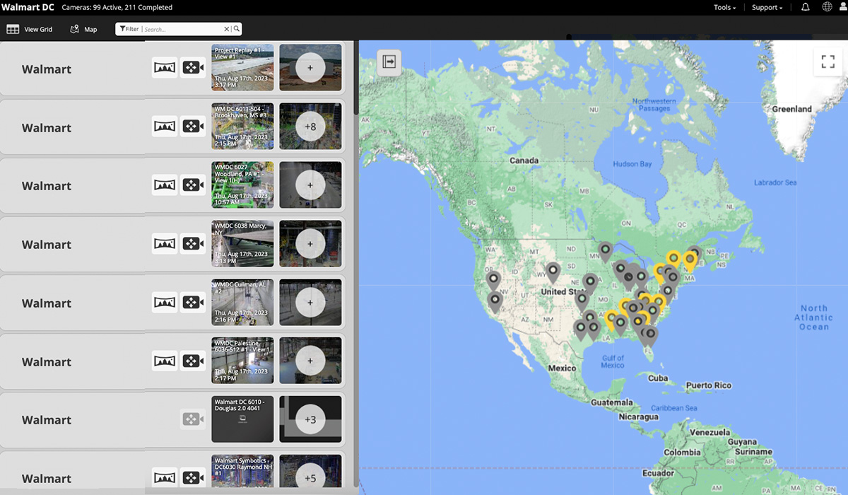 Walmart has projects all over the country and needs remote access