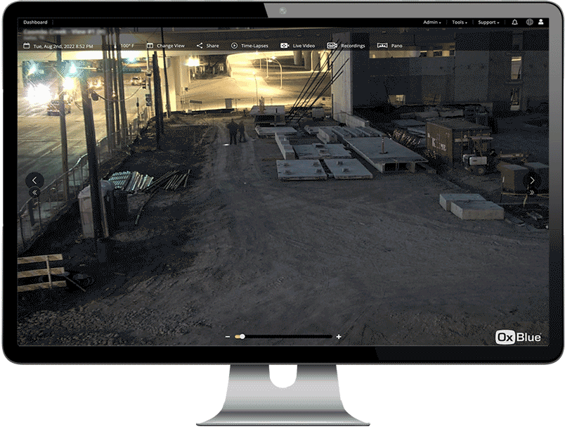 warehouse construction camera professional security monitoring