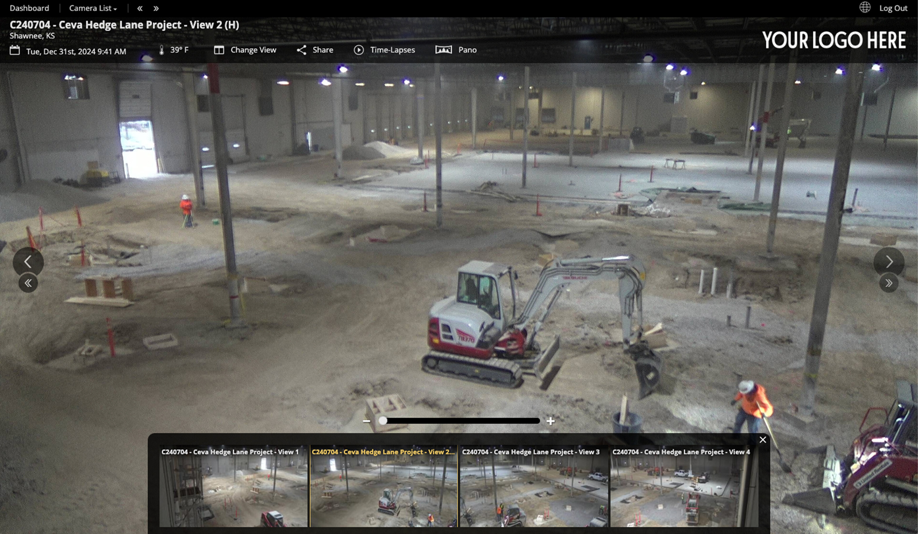 video surveillance for interior construction sites | interior construction security cameras