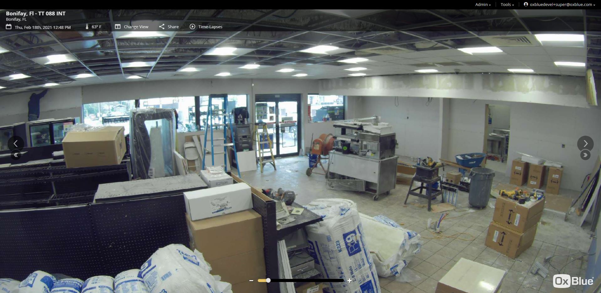 indoor construction camera, interior construction camera