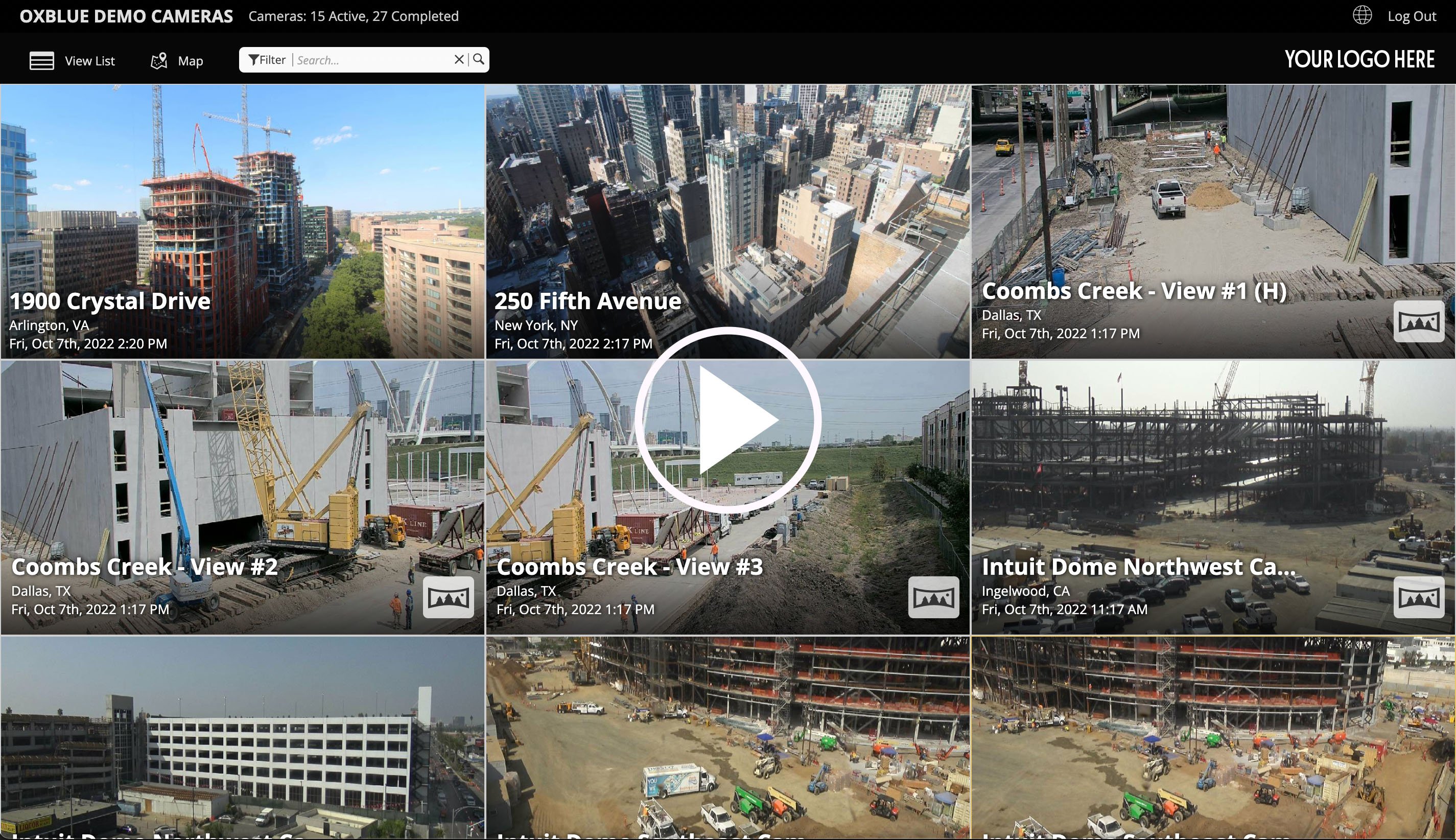 Live Jobsite Viewing Page